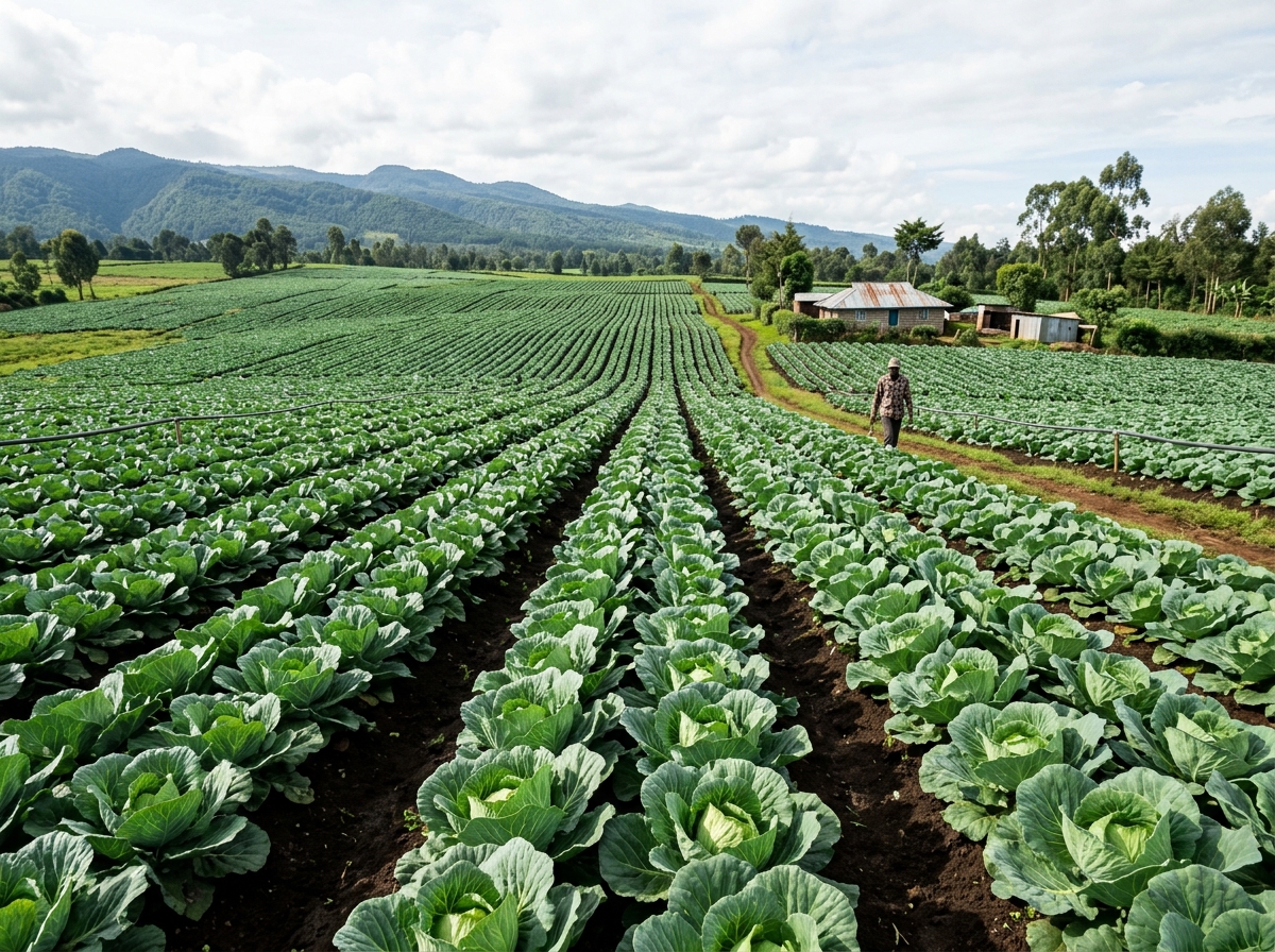 Fresh Field Cabbage