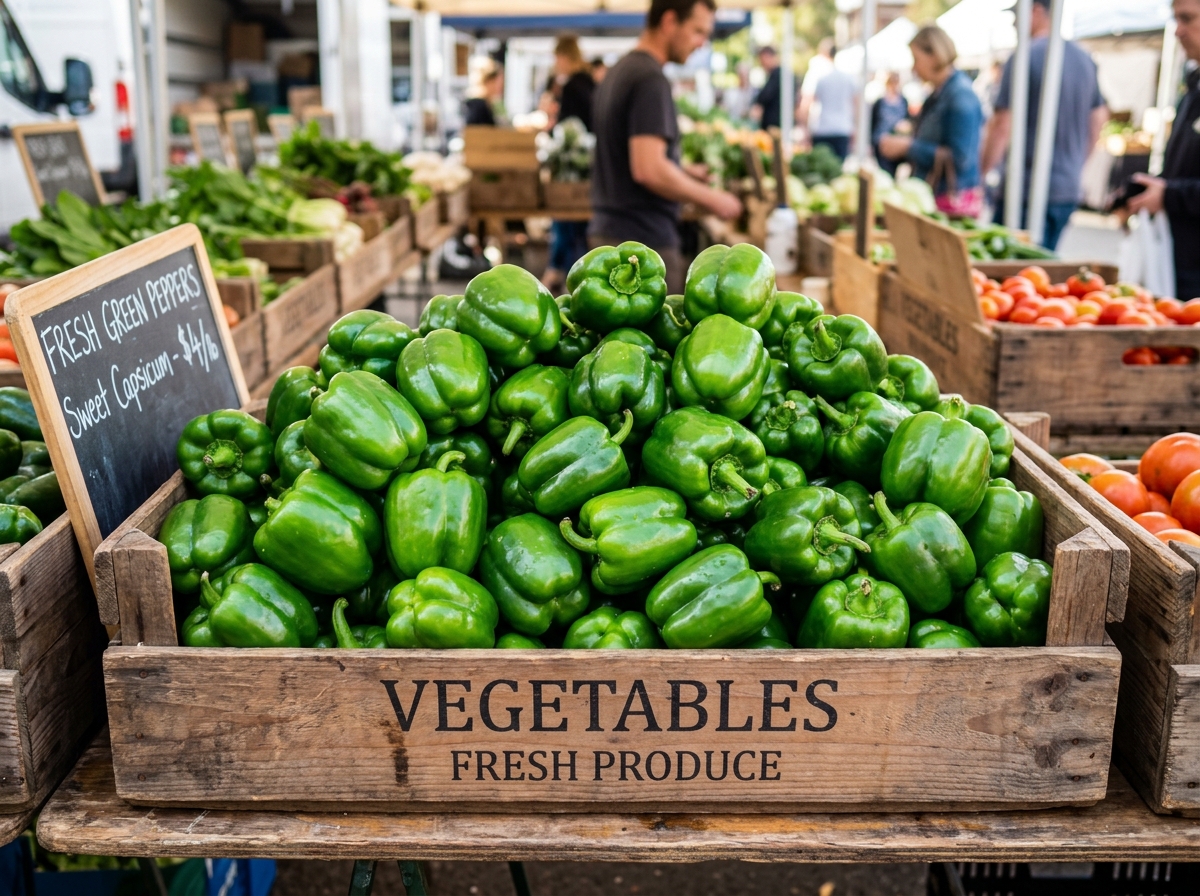 Green Bell Capsicum (Hoho)